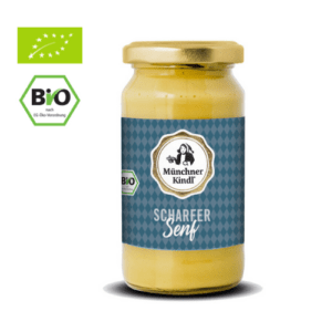 Scharfer Senf BIO – Münchner Kindl (200 ml)