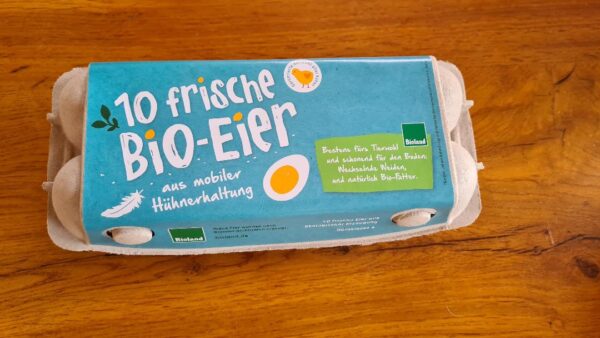 Bio Eier vom Hühnermobil